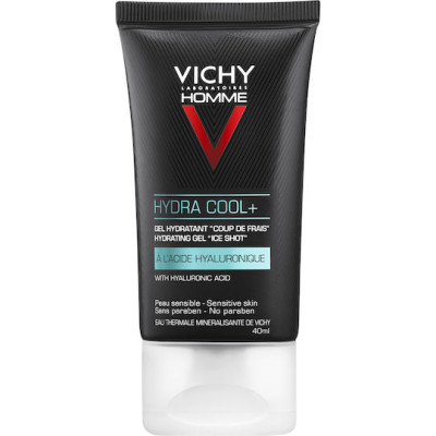 Vichy Homme Hydra Cool+ 48ωρο Ανδρικό Gel Προσώπου για Ενυδάτωση με Υαλουρονικό Οξύ 50ml